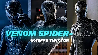 Spider-Man 3 | Venom Spider-Man Suit Clips | 4K60FPS + CC Twixtor Scenepack