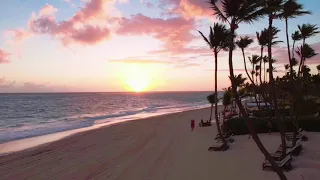 Sunrise in Punta Cana, Dominicana. Рассвет в Пунта Кане, Доминикана. Occidental Punta Cana