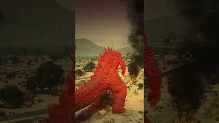 GTA 5: King Godzilla 2014 Nuclear Blast (GTA 5 Mod)