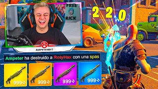 El CHALLENGE DE LA SPAS *ELIMINADA* DE FORTNITE - Ampeter