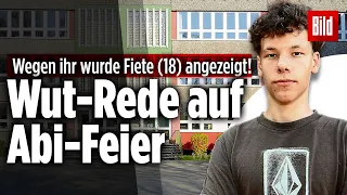 Schul-Direktor drohte mir, meine Zukunft zu ruinieren! | Fiete Korn | Rede Abi-Feier