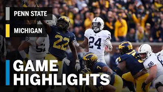 Highlights: Penn State Nittany Lions vs. Michigan Wolverines | Big Ten Football