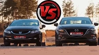 Mazda3 VS Honda Civic. Сравнительный тест