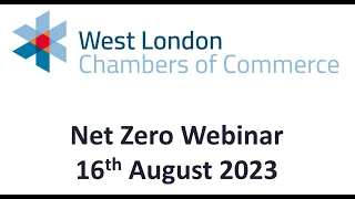 Net Zero Webinar - 16/08/23