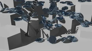 Assassin's Creed Blender Chain and Coin Rendered Animation