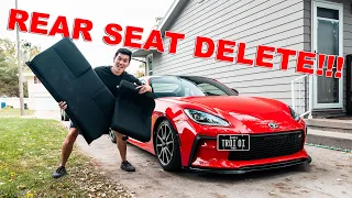 22+ GR86/BRZ Rear Seat Delete