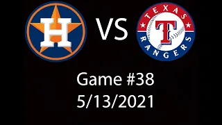 Astros VS Rangers  Condensed Game Highlights 5/13/21