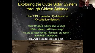 PARSEC June 2022 - Dr. Terry Bridges and the RECON Occultation project