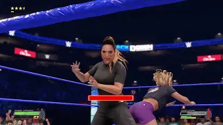 WWE 2K22 - Raquel Rodriguez vs. Lacey Evans - Extreme Rules Match