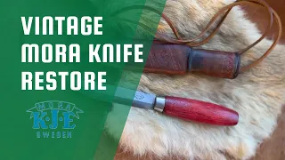 Knife restorations of a vintage Mora knife