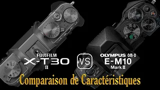 Fujifilm X-T30 II vs. Olympus OM-D E-M10 Mark III: Une Comparaison de Caractéristiques