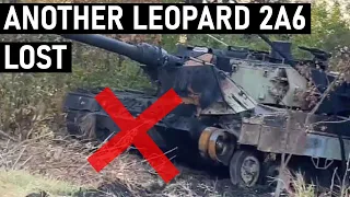 Another Complete Loss of Leopard 2A6 Tank