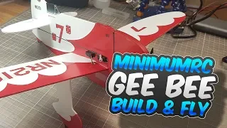 MinimumRC GeeBee Build & Fly - Micro RC Plane