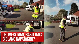 Delivery man, bakit kaya biglang napatakbo? | GMA Integrated Newsfeed