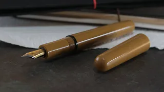 Ebonite pen making