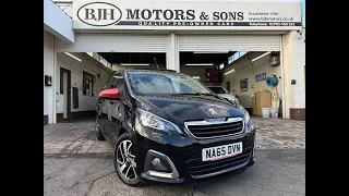 2015/65 PEUGEOT 108 1.2 Roland Garros!! Convertible!! ULEZ compliant!! Free road tax!! £5995!!