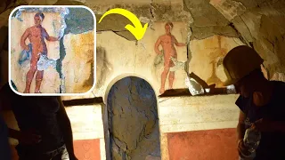 A 2,000-year-old mural has revealed Pompeii's hidden history!