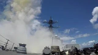 SM-2 Missile Launch from USS Chung-Hoon (DDG 93) - RIMPAC 2020