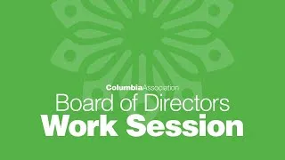 Board of Directors Work Session (April 8, 2021)
