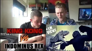 King Kong Vs Indominus Rex (Part 1) Reaction with Jaythehomeboi