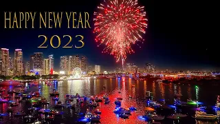 Miami New Year's Eve - The FINAL Countdown! | DRONEVIEWHD | MIAMI RIVER