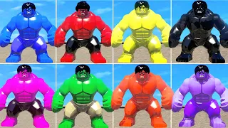 All Hulk COLORS in LEGO VideoGames 2