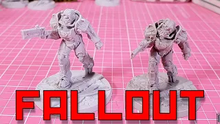 Modiphius Fallout Wasteland Warfare Resin Survivors: Comparison with PVC Figures