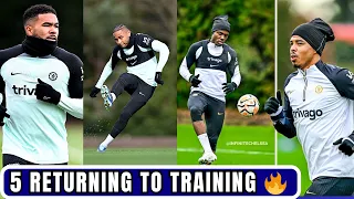 Wesley Fofana, Nkunku And Lavia Return Dates Confirmed! Chelsea Training Today