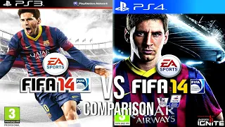 FIFA 14 PS3 Vs PS4