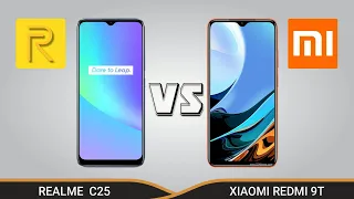 Realme C25 VS Xiaomi Redmi 9T