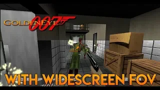 🍸 Goldeneye 64 in 1080p 60FPS with **WIDESCREEN FOV** and a Crosshair! 🔫