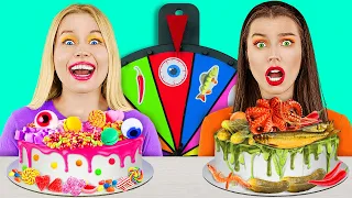 DÉFI DÉCORATION DE GÂTEAU RICHE VS FAUCHÉ || Recettes de Desserts Incroyables ! par 123 GO! FOOD