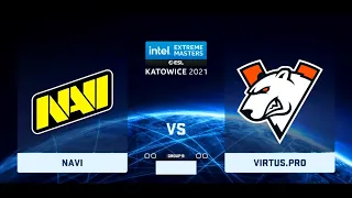 [RU] NAVI vs Virtus.pro (0-0) BO3 | IEM Katowice 2021