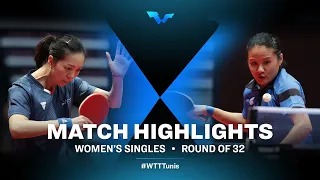 Yuan Jia Nan vs Yang Xiaoxin | WTT Contender Tunis | WS | R32