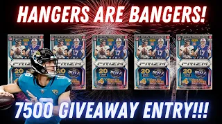 2021 Prizm Football Hanger Box (X5) - Nice Boxes! 7500 SUB GIVEAWAY ENTRY!!