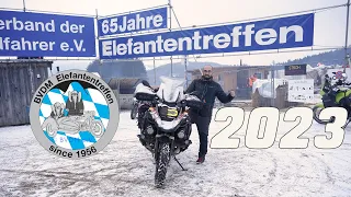 ELEFANTENTREFFEN 2023 🐘🐘🐘DORMIRE in TENDA a -5°C ❄️e risvegliarsi con la NEVE 🌨️