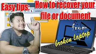 How to recover file from broken laptop