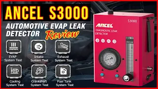 Ancel S3000 Automotive Smoke Machine and Leak Detector for Easy Evap Leak Testing