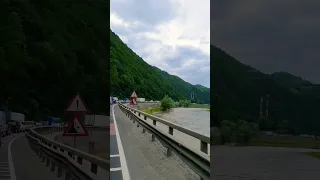 Valea Oltului sau Valea Plangerii ,dupa un an tot blocaj dar pe doua benzi