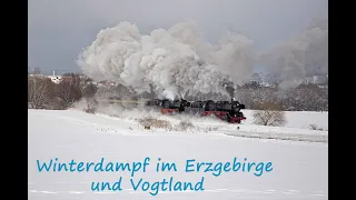 Winterdampf im Erzgebirge und Vogtland