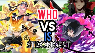 Naruto to Boruto fandom characters react to who is strongest.