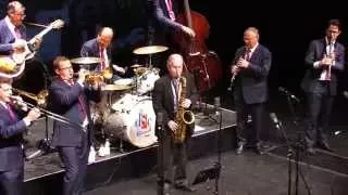 DSC Band with Scott Hamilton (ts) play "Indiana"