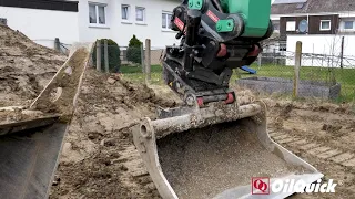 Ankuppeln Tiltrotator mit Fallsicherung