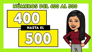 [NUEVO] 😂Números Del 400 al 500 | Counting In Spanish 300 to 400 ✅ | 400-500 SPANISH