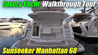 British Excellence !!! 2023 Sunseeker Manhattan 68 Yacht