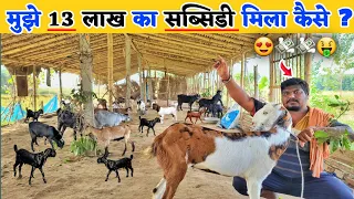 100 बकरी के लिए मिला 13 लाख का सब्सिडी | Bakri palan ke liye loan kaise len | goat farming subsidy