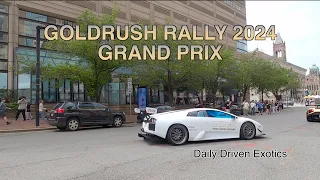 Daily Driven Exotics Pull up to Goldrush Rally 2024 - Rev Bombs Boston with Supercar Squad