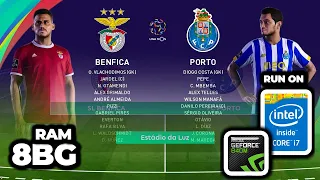 EFOOTBALL PES 21 BENFICA VS FC PORTO | INTEL CORE I7 | Nvidia 840M (60FPS)