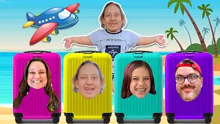 MC Divertida e História Engraçada de Viagem de Férias em família e amigos-Funny Stories for Children