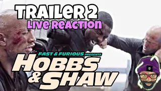 Hobbs and Shaw (2019) trailer2 | Live Reaction